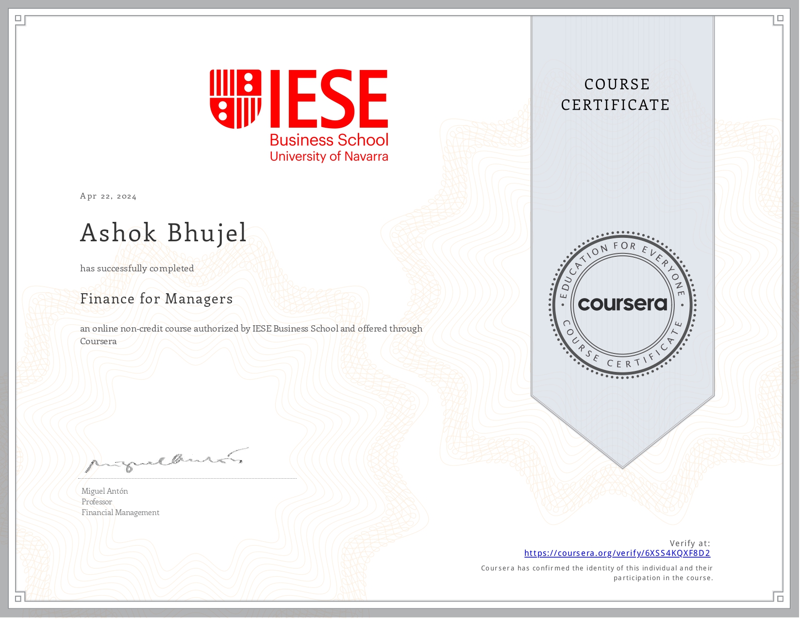 Finance For Managers